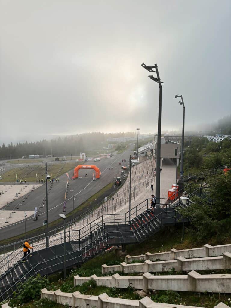 Fernsicht auf Stadion Oberhof